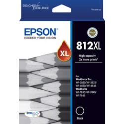 Epson 812XL High Yield Black Ink - C13T05E192