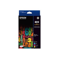 Epson 802 Ink Cartridge 4 Pack - C13T355692