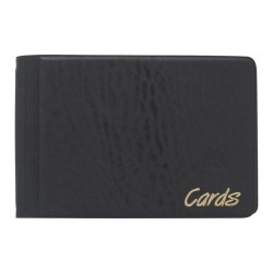 OSC Business Card Holder Black 48 cards