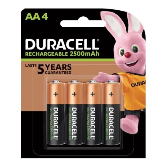 Duracell Rechargeable AA Battery - 4 Pack