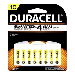 Duracell Hearing Aid Size 10 Battery - 8 Pack