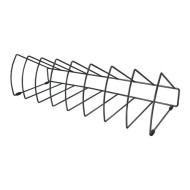 OSC File Rack Triangular 4 Slots Black