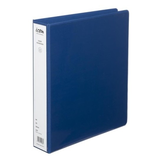 Insert Binder A4 2D 38mm Navy Blue