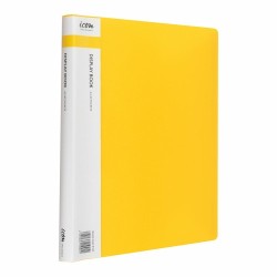 Display Book A4 with Insert Spine 40 Pocket Yellow