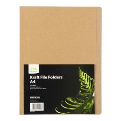 Kraft A4 File Folders - 10 Pack