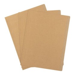 Kraft A4 File Folders - 50 Pack