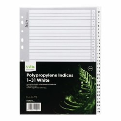 PP Indices 1-31 White