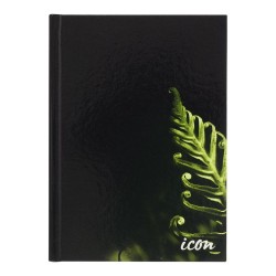 Casebound Hard Cover Notebook A5 Black 200 pg